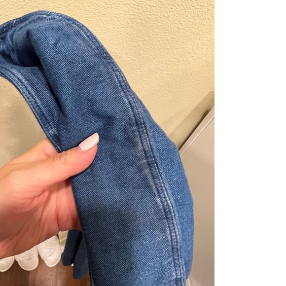 NEW Size S Susana Monaco Strapless Midi Dress in Light Denim REVOLVE MSRP $158 - Picture 9 of 9